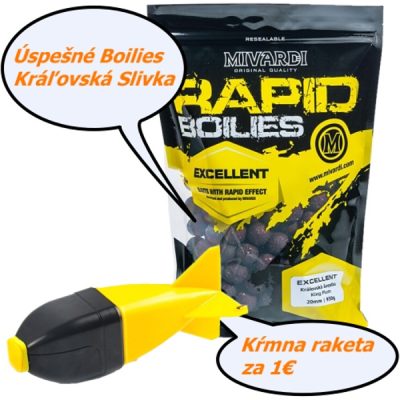 Boilies Kralovska slivka akcia raketa Rp